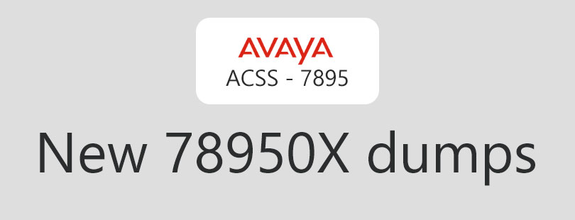 New Avaya 78950X dumps